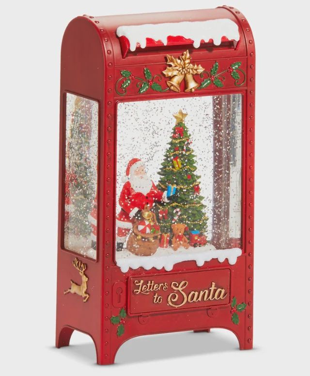 RI0270 - Lantern: Santa Lighted Mailbox