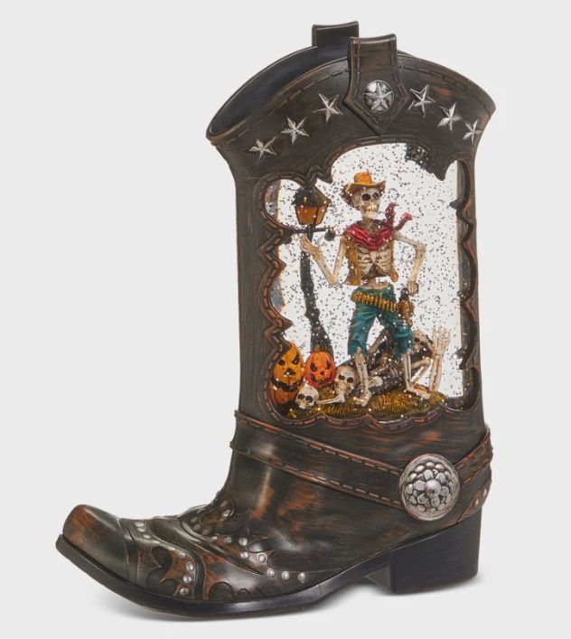 RI0275 - Lantern: Skeleton Boot Lantern