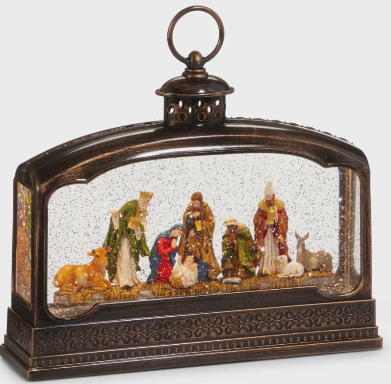 RI0274 - Lantern: Nativity Terrarium