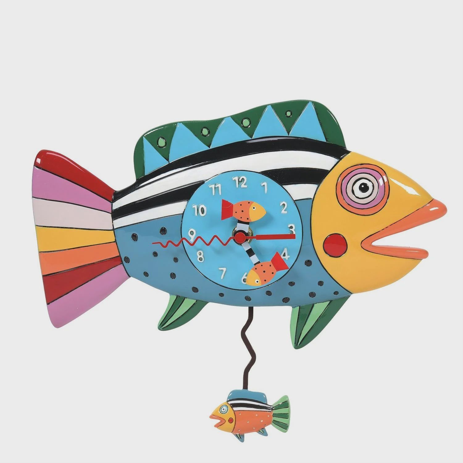 EP7857-ALLEN CLOCK : Rainbow Fish