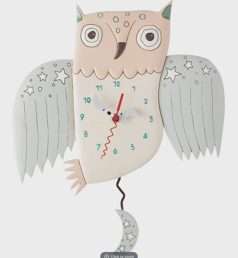 EP8217-ALLEN CLOCK : Muted Owl