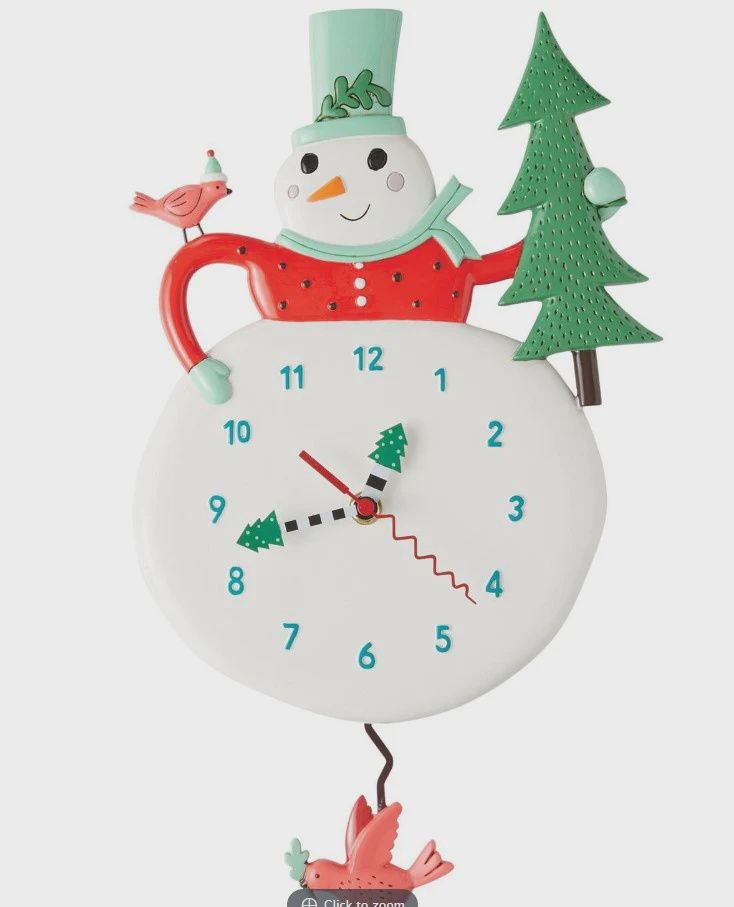 EP8219-ALLEN CLOCK : Snowman