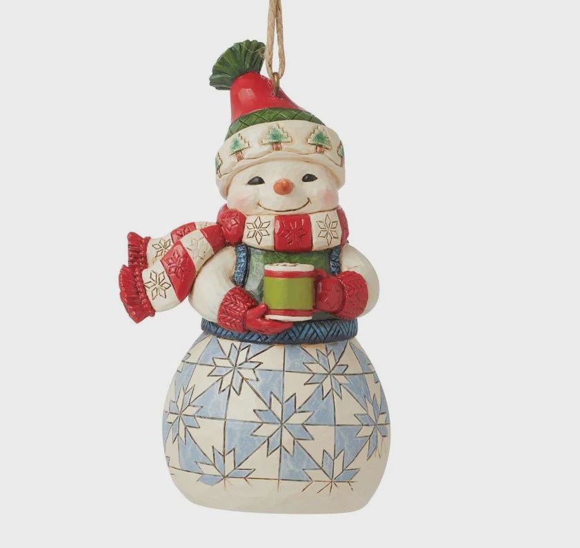 EP8091 - Snowman Ornament : 4.53 in H