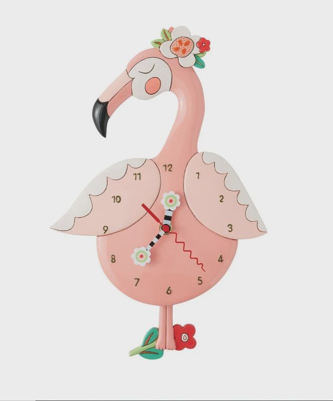 EP8332 - ALLEN CLOCK : Flamingo Clock