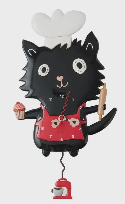 EP8658-ALLEN CLOCK : Sugar Paws Cat