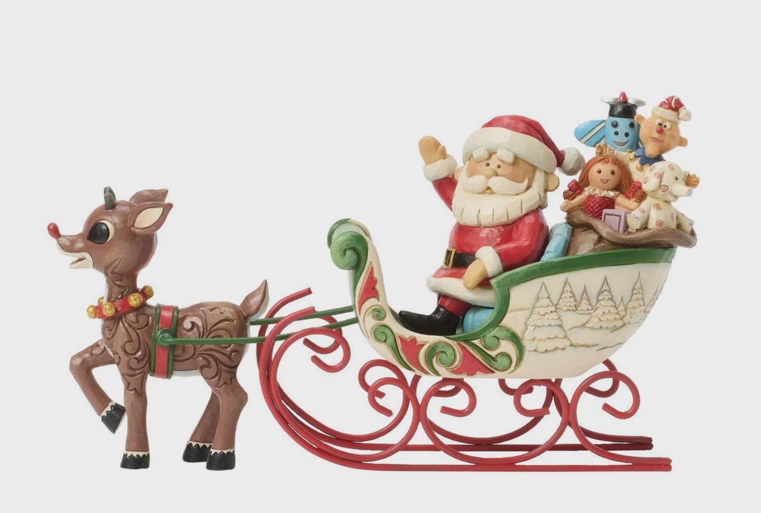 EP8516-JS Rudolph : Rudolph and Santa