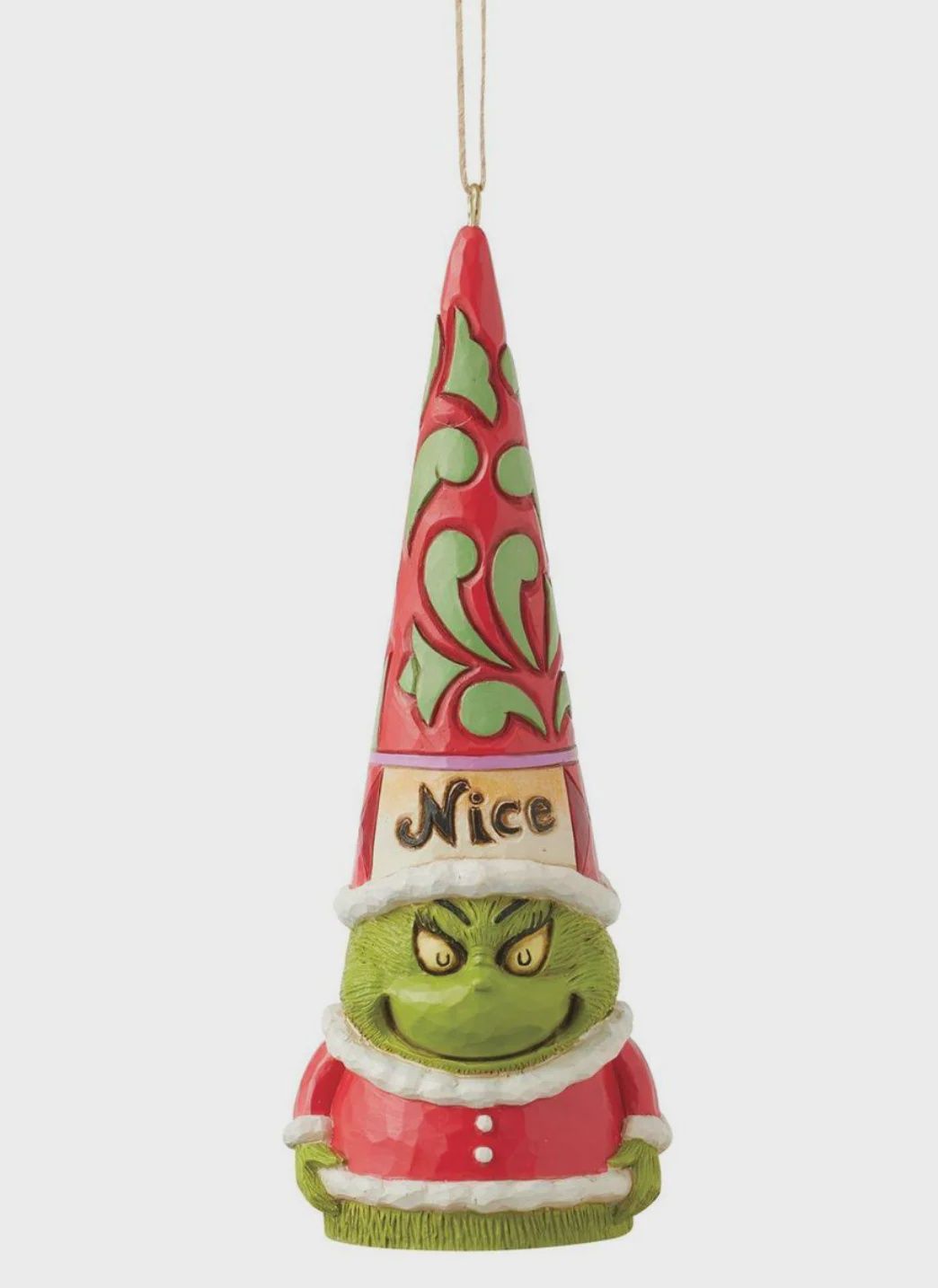 EP8479-JS GRINCH : Grinch Naughty/Nice Gnome HO