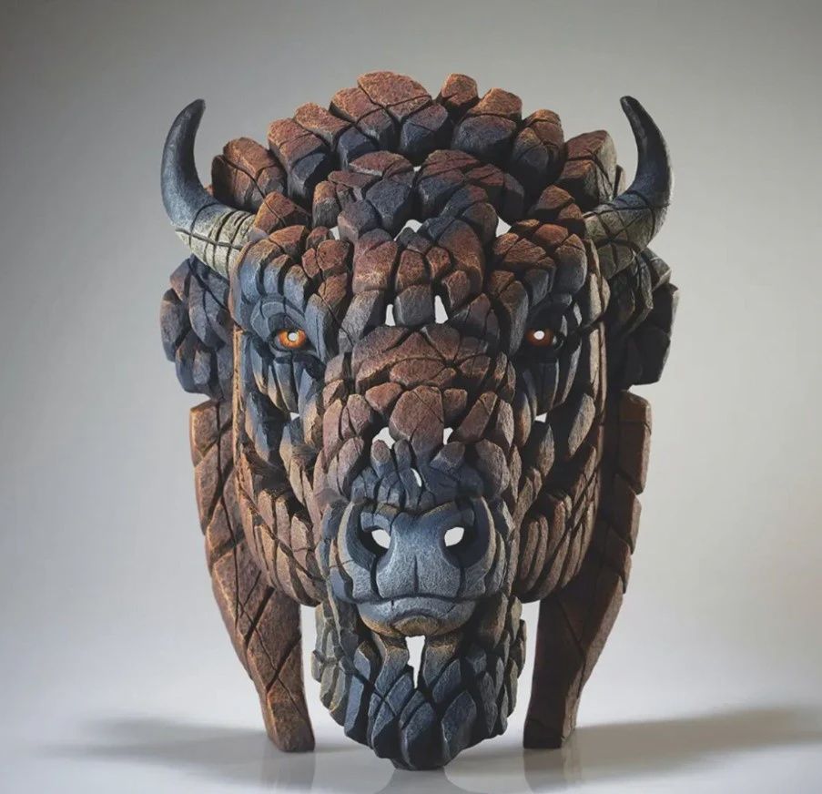 EP8666-EDGE : North American Bison Bust