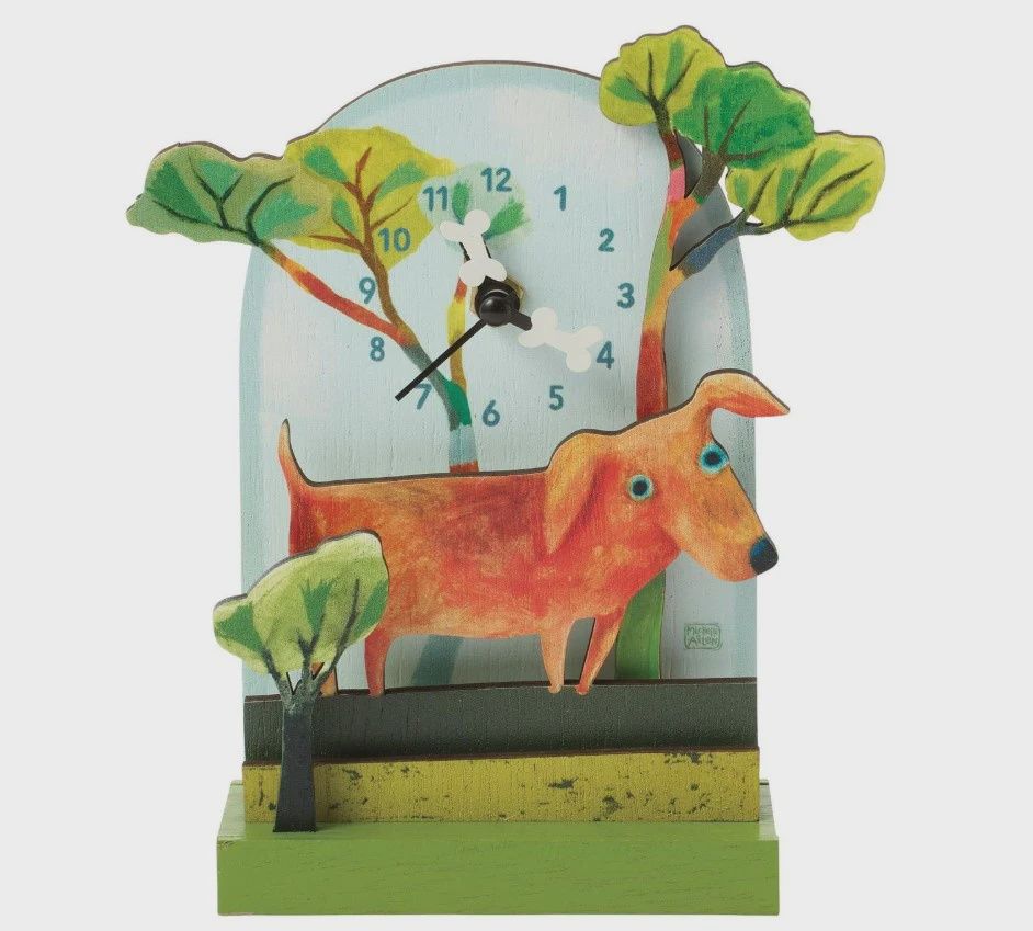 EP8694-ALLEN DESK : Forest Friend Wood Clock