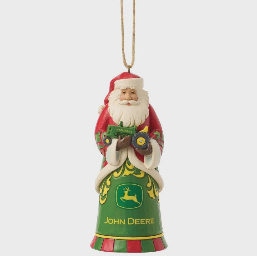 EP8706-JS : John Deere Santa Ornament