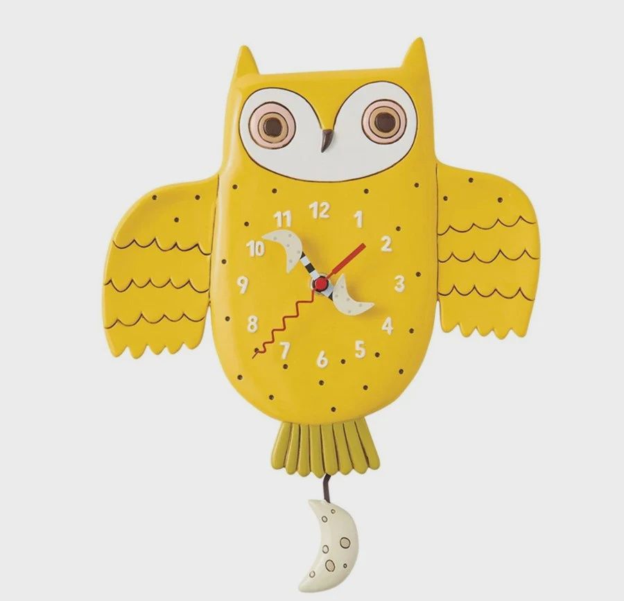 EP8689-ALLEN CLOCK : Golden Hoot