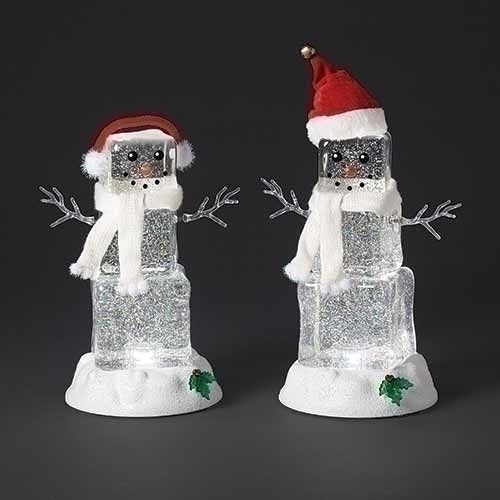 RO1181-LED Ice Cube Snowman : Earmuffs