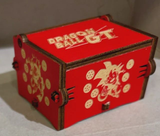 GA0028-Music Box : Dragonball Z, Red: red