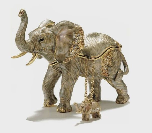 KU0200 - Elephant Box &amp; Necklace