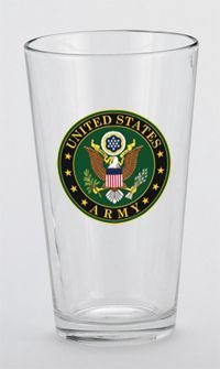MC1602-Glass Pint : Military Pint