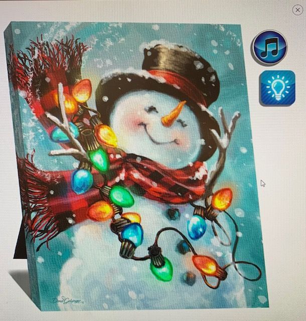 GD0069-LG LED Music : CHRISTMAS Snowman