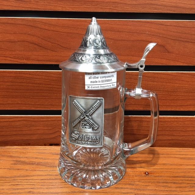 MC0148-SOLVANG : Glass Stein w/Lid