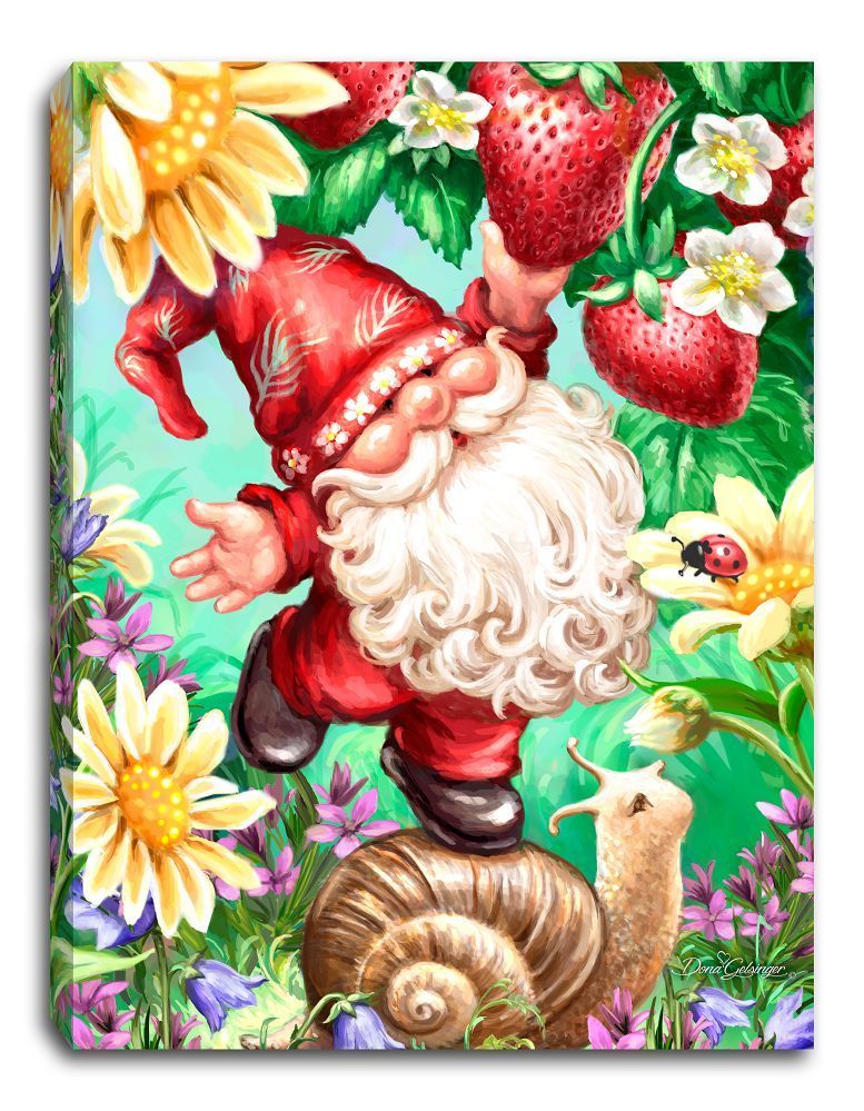 GD0048-LED Canvas : CHRISTMAS Gnome