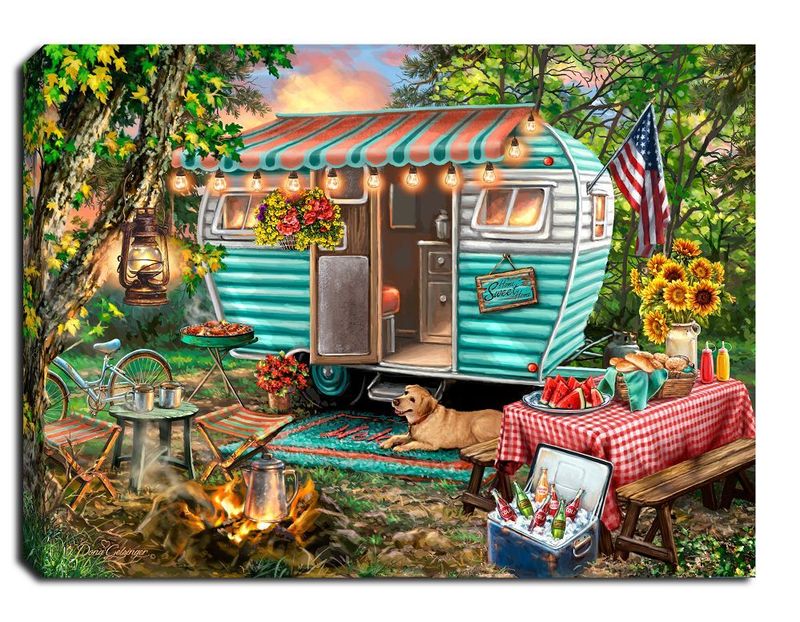 GD0050-LED Canvas : LAKESIDE Trailer