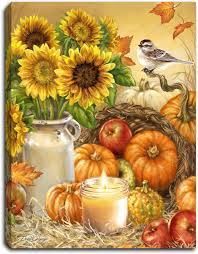 GD0032-LED Canvas : FALL Decor