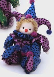 GP0316-Musical Doll : Little Clowns, Color: Blue