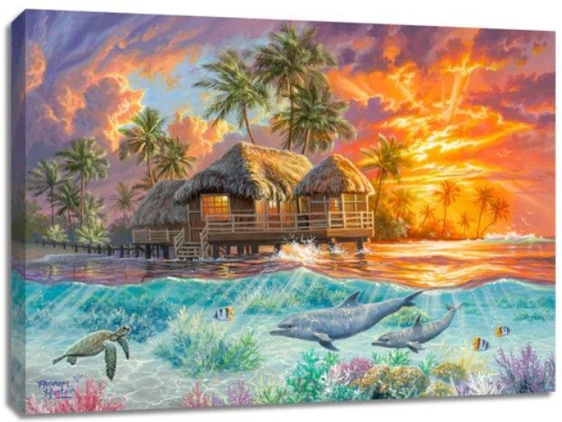 GD0071-LED Canvas : SEALIFE Scenery
