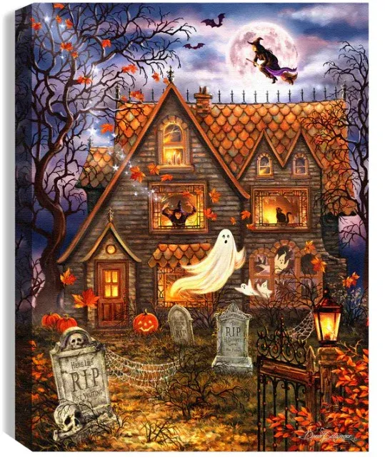 GD0106-LED Canvas : FALL Halloween