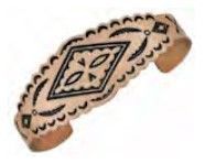 WH2708-COPPER BRCLT