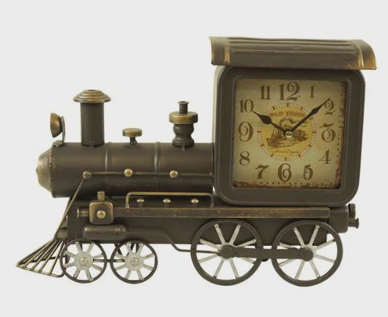 PH0011-TRAIN CLOCK : 11" H