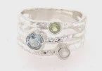 SS0061- Designer Ring : Multistone