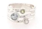 SS0061- Designer Ring : Multistone