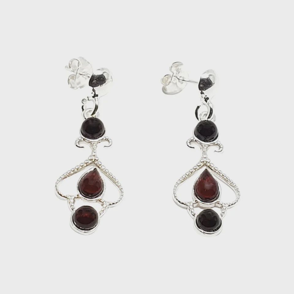 AM0299 - Cherry Amber Earrings