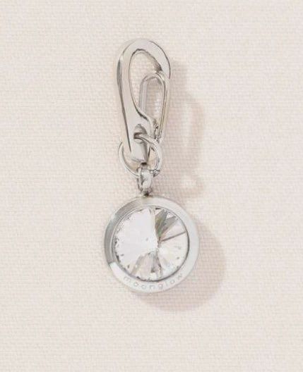 MG0061-Birthstone Charms : CLIP ON, Style: APR-Diamond