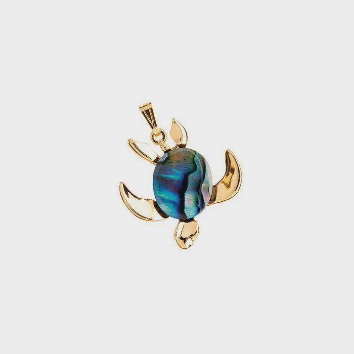 AX0933-Necklace : Small Turtle (GP)