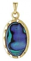 AX0949-Necklace : Oval (GP)