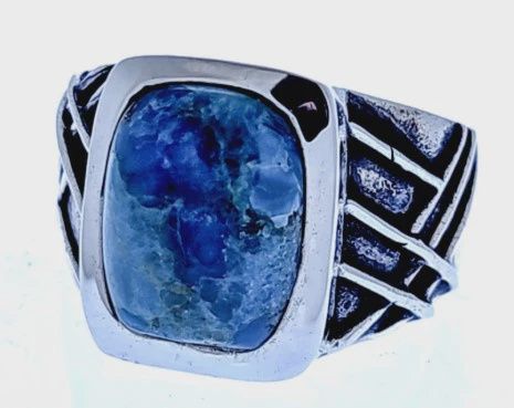 BB0435-Men's Ring : Turquoise