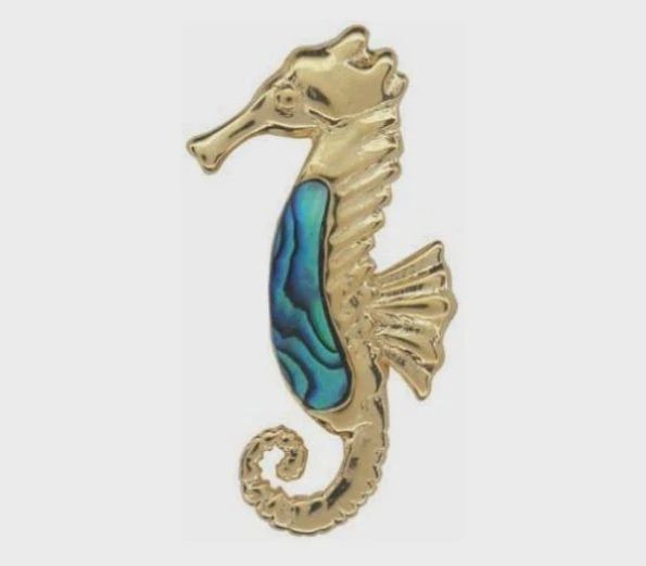 AX1062-Necklace : Seahorse (GP)