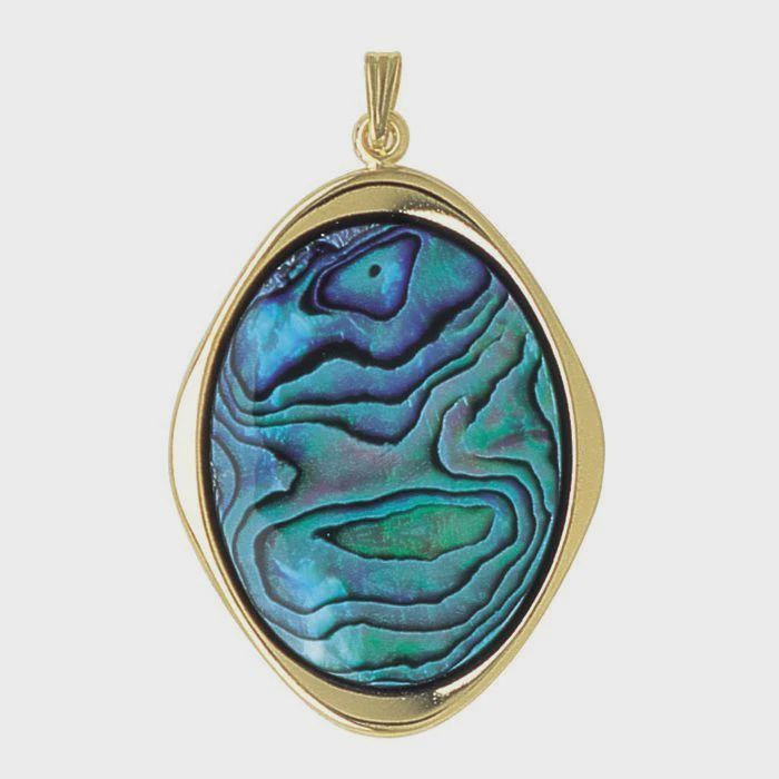 AX0923-Necklace : Large Oval (GP)