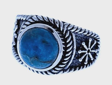 BB0428-Men's Ring : Turquoise