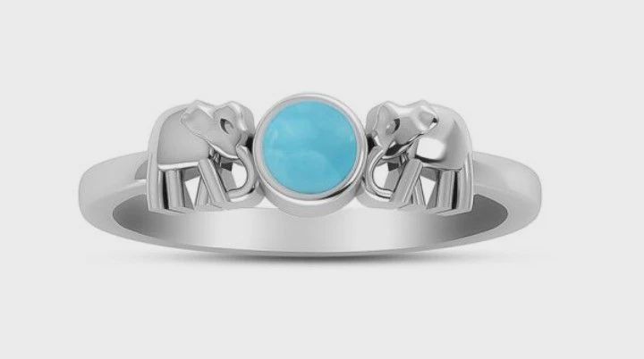 SA0189-Larimar Ring