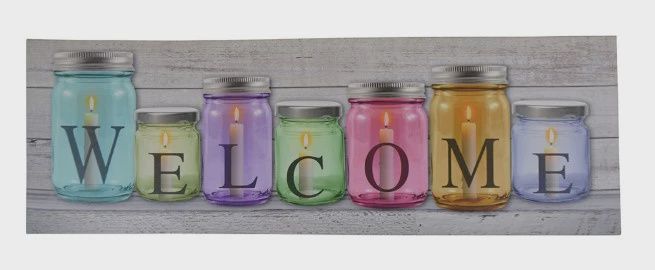 TS0048-Lighted Print : WELCOME
