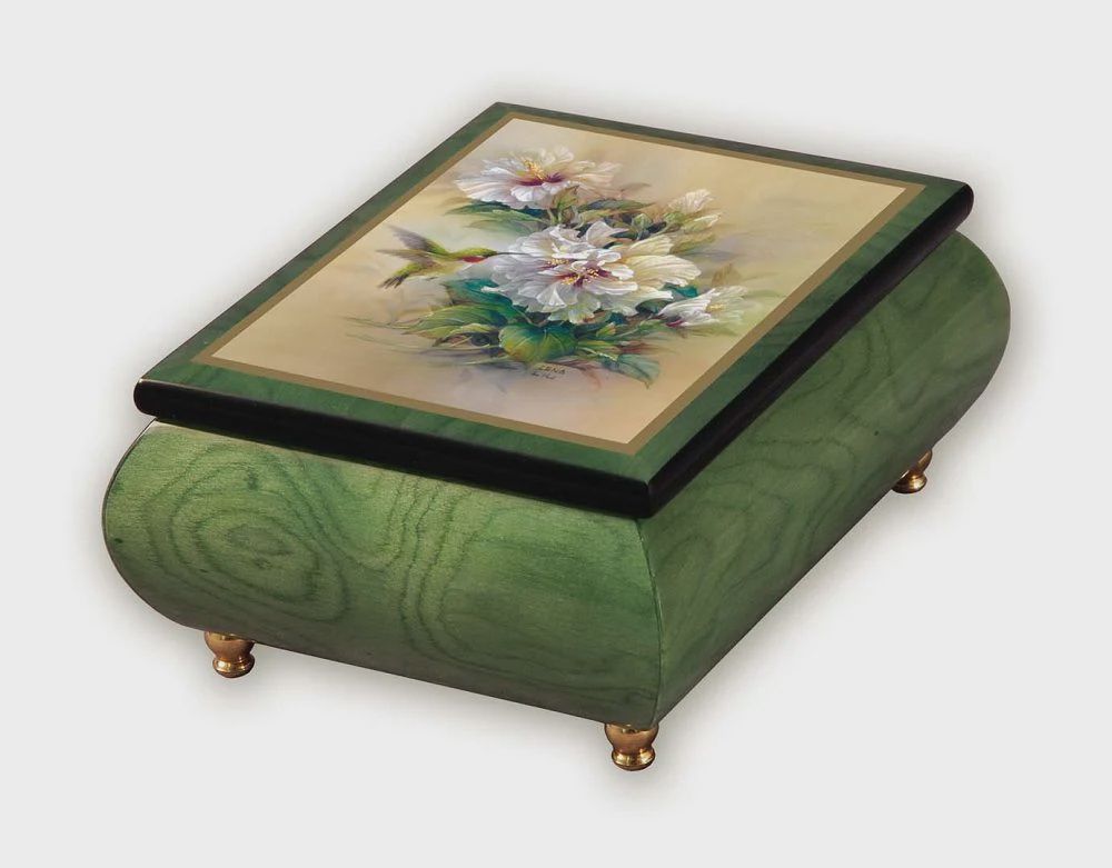 HZ0214-Dbl Hibiscus : 6x4.5x3
