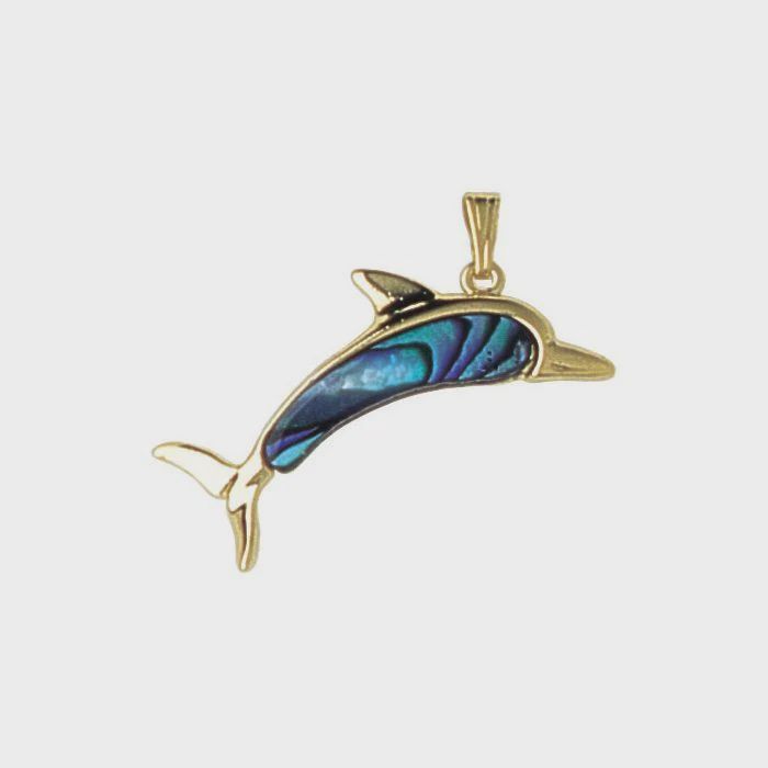 AX1193-Necklace : Dolphin (GP)