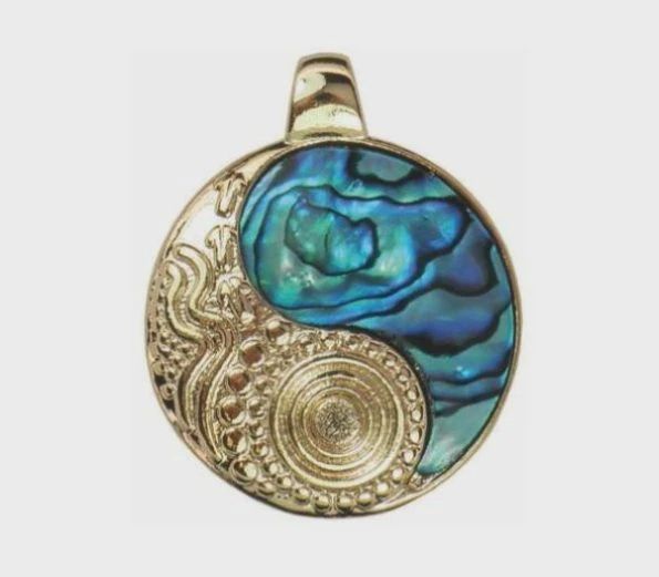AX1068-Necklace : Yin Yang (GP)