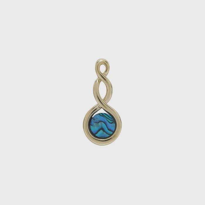 AX1200-Necklace : Double Twist (GP)
