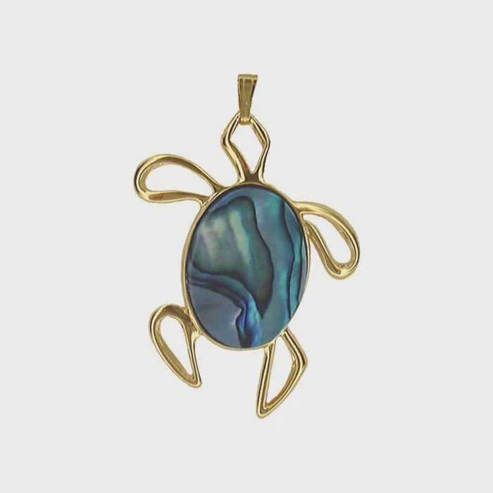AX1219-Necklace : Sea Turtle (GP)
