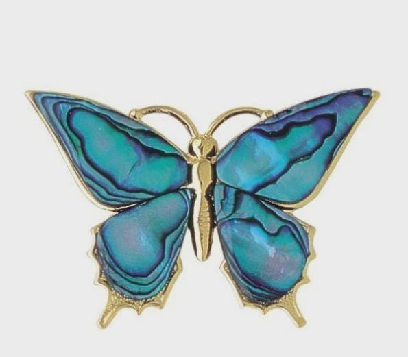 AX1078-Brooch : Butterfly (GP)