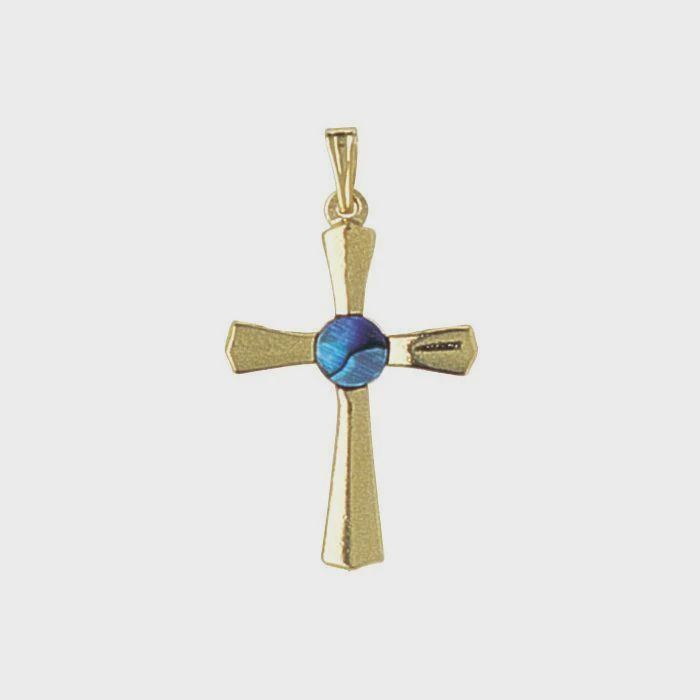 AX1080-Necklace : Small Cross (GP)