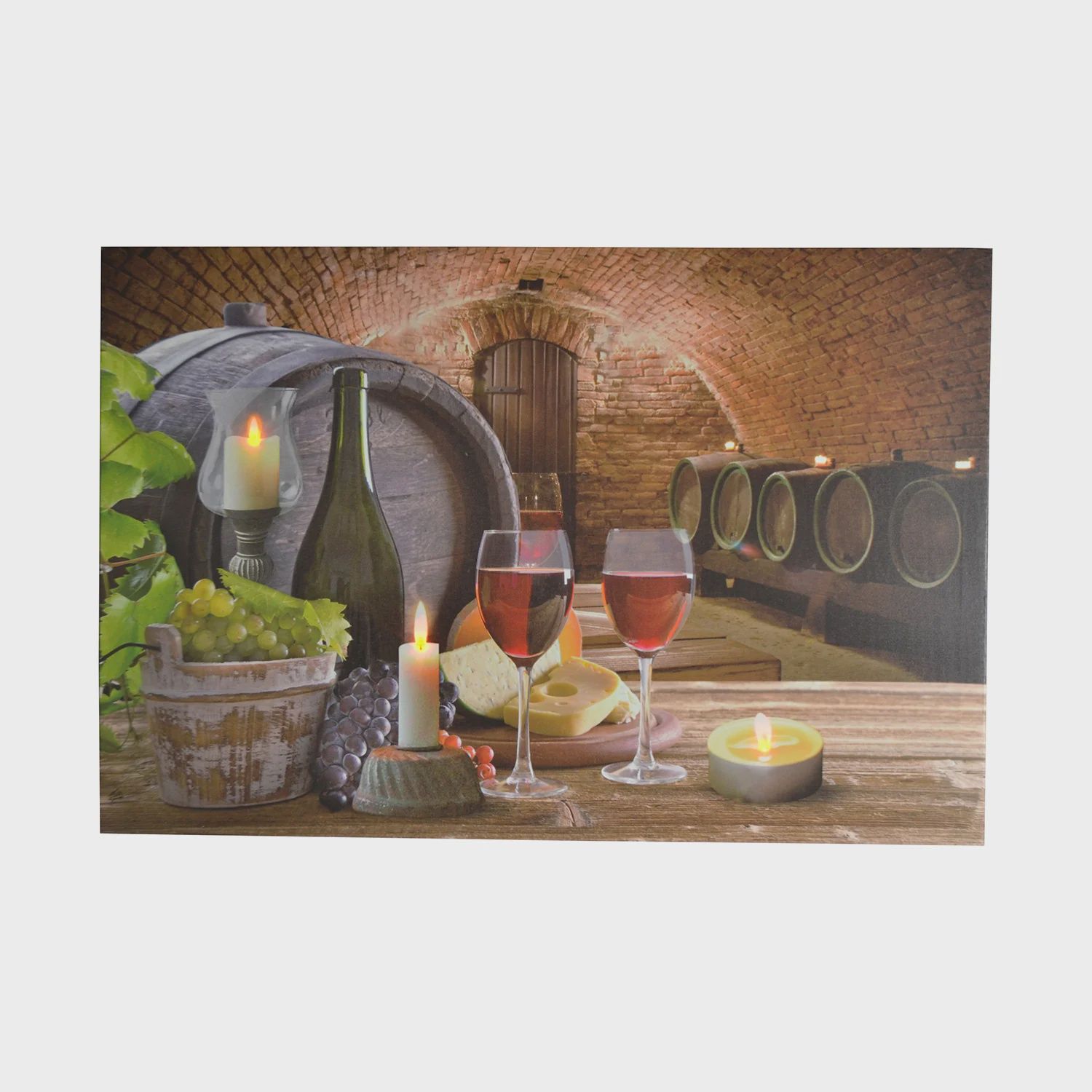 TS0037-Lighted Print : Wine Cellar