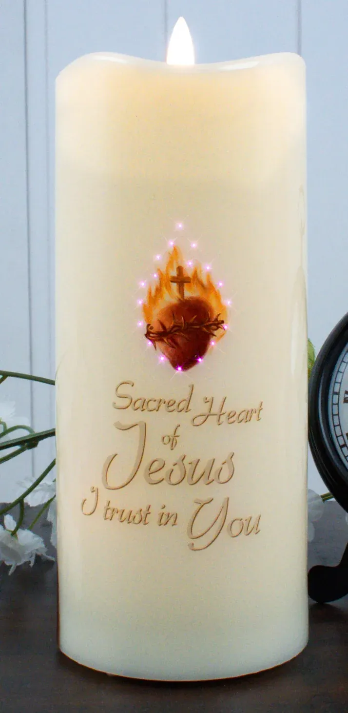 GD0108-LED CANDLE : Jesus